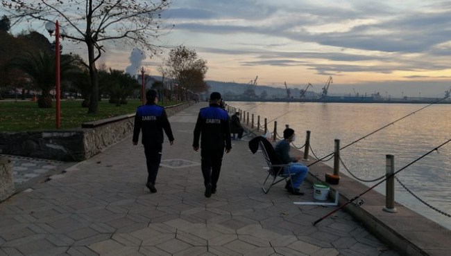 Amatör balıkçılara 3 metre mesafe denetimi