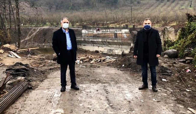 Çiğdemli köprüsünde son doğru