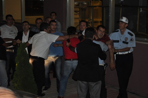Olay anından ilk görüntüler..