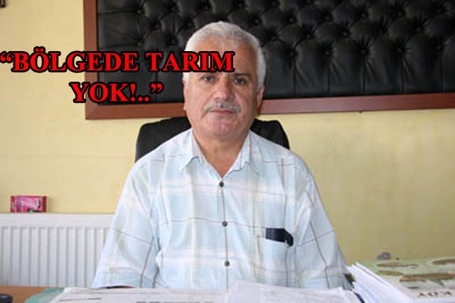Pulat: "Bölge halkı için tarım arka planda.."