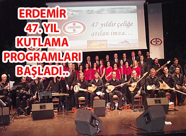 Erdemir'den türk halk müziği konseri..