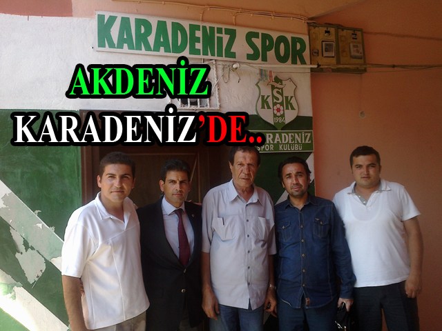 İl Spor Müdürü Akdeniz, Karadenizspor'u ziyaret etti..
