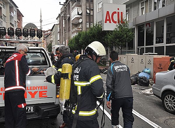 Özel hastanede yangın!..