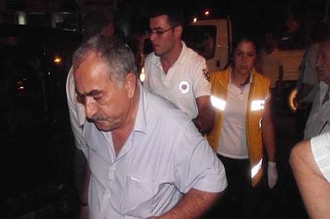 İsmail Tak, kaza geçirdi..