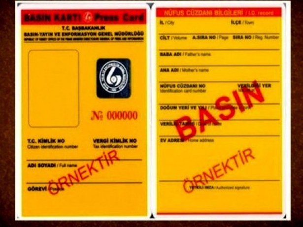 Basın Kartı sahte çıktı!..