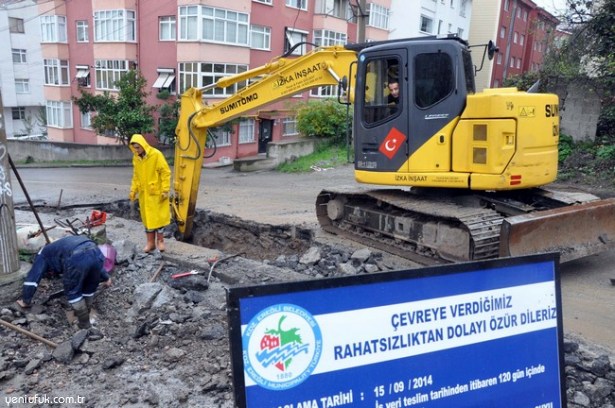 MAHALLELERDE ALTYAPI ÇALIŞMALARI DEVAM EDİYOR