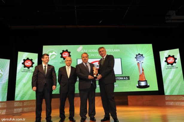 İSTANBUL SANAYİ ODASINDAN ERDEMİRE ÖDÜL