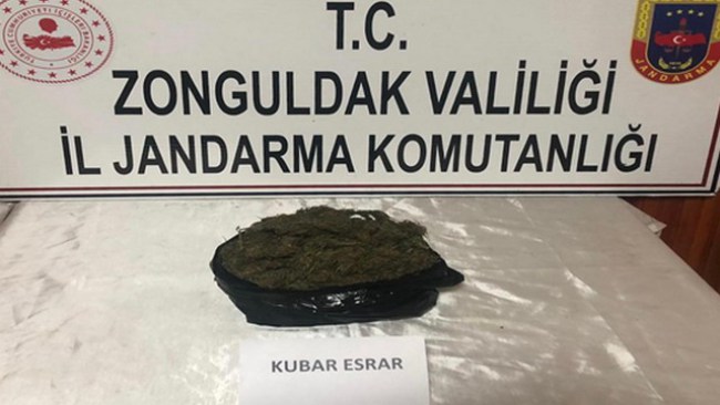 Uyuşturucu partisine jandarma engeli