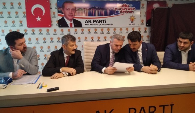 AK Parti Ereğli'de İlçe Başkanını belirliyor..