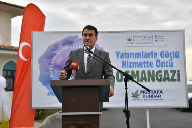 Bursa Osmangazi'nde Yenikent'e iki hizmet birden