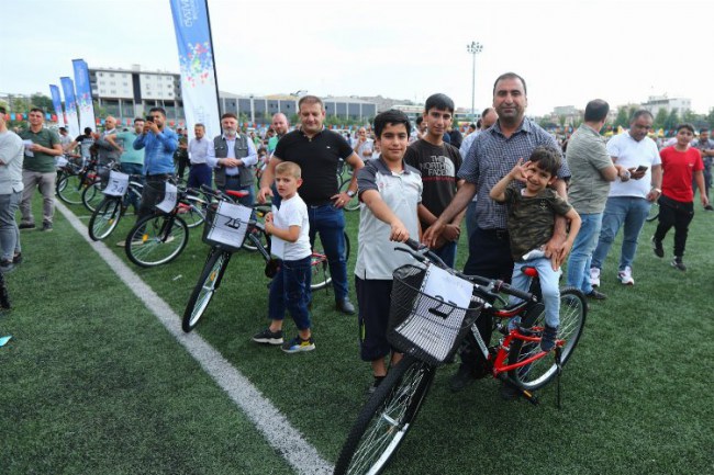 Gaziantep'te bakkal esnafına 3 bin sepetli bisiklet