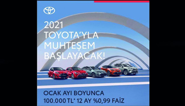 2021 Toyota ile “muhteşem” başlayacak…
