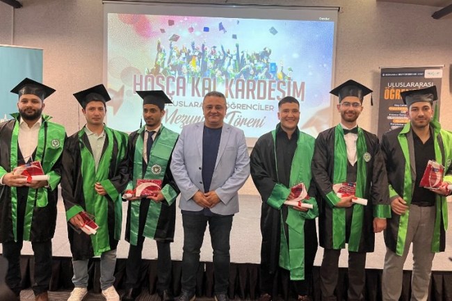 Kocaeli'nin uluslararası öğrencileri mezuniyet heyecanı yaşıyor