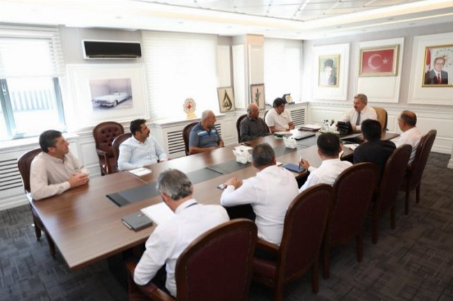 Kayseri Melikgazi'de muhtarlarla doğal gaz buluşması