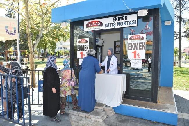 Yenişehir'de ekmek 1 TL