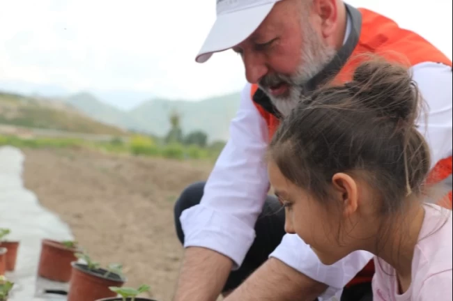 Kocasinan'ın örnek olan tarım projesi, meyvelerini verdi