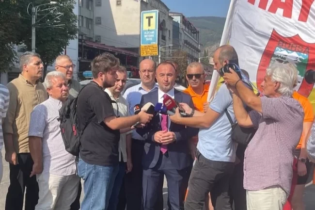 Bursa Şoförler Odası taksici cinayetlerine isyan etti