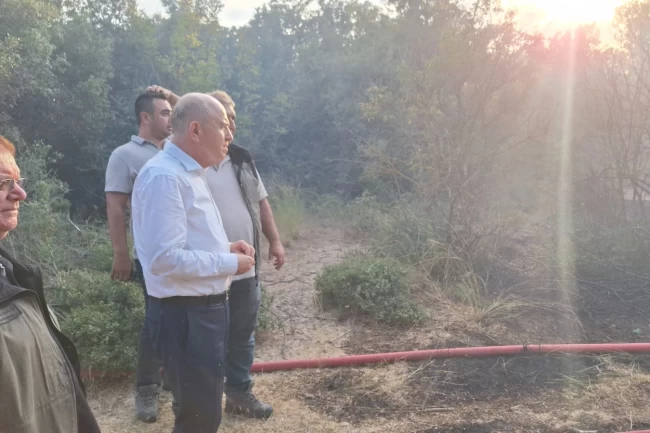 Babadere'de 3 noktada başlayan yangın yoğun mücadeleyle söndürüldü