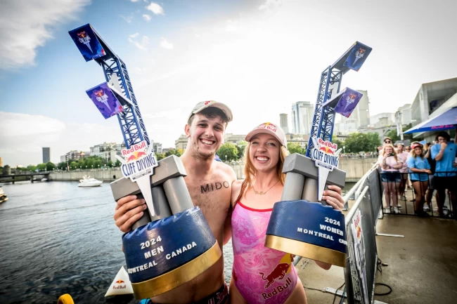 Red Bull Cliff Diving Kanada etabında zafer Heslop ve Carlson'ın oldu