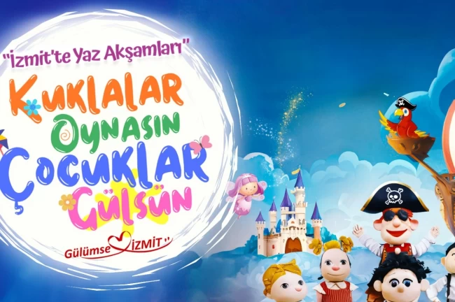 İzmit Yaz Akşamlarında çocuklar gülümseye devam ediyor