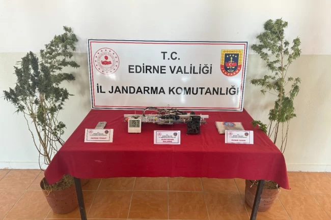 Edirne'de uyuşturucu operasyonu
