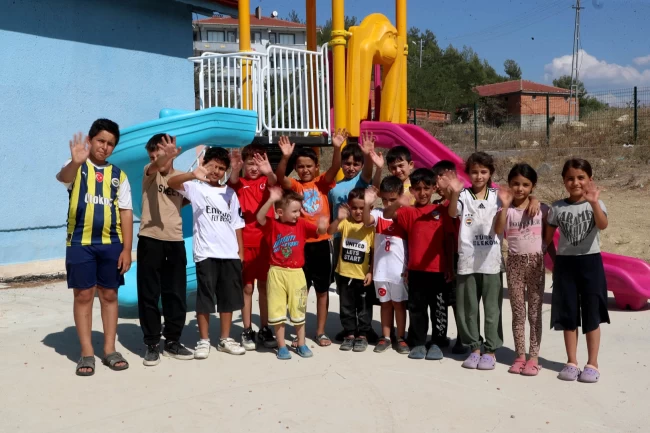 Sakarya'da çocuklar park istemişlerdi... Sekiharman'da yüzler güldü