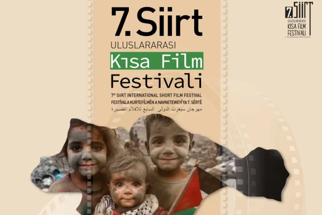 "Siirt Uluslararası 7. Kısa Film Festivali" bu yıl "Özgür Gazze" diyecek