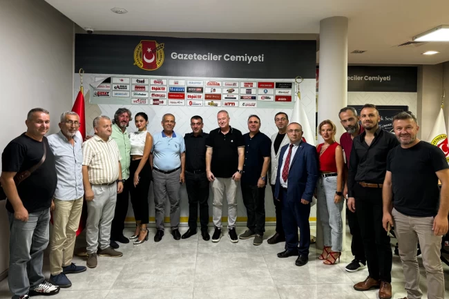 Düzce Gazeteciler Cemiyeti'ne destek ziyareti