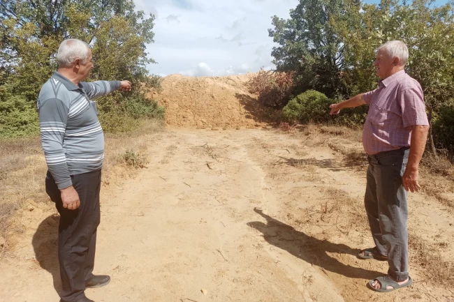 Keşan OSB'den dolayı tarlalarına giremiyorlar