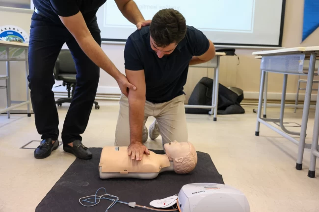 SASKİ'de ‘heimlich' manevrası eğitimi