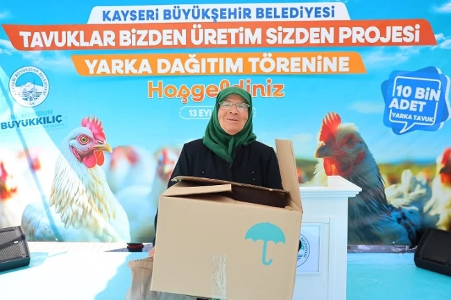 Kadın üreticilerden Başkan Büyükkılıç'a teşekkür
