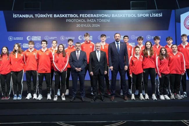 İstanbul'da TBF Basketbol Spor Lisesi için protokol