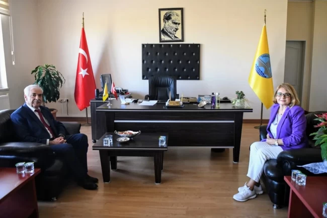 Keşan Belediye Başkanı Mehmet Özcan'dan İlknur Kumkale'ye ziyaret