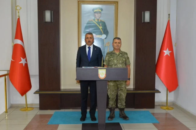 Vali Yunus Sezer'den Tuğgeneral Gürcan Sezengöz'e ziyaret