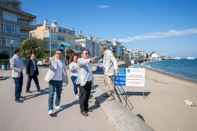 Bursa'da sahiller Büyükşehir'le güzelleşiyor