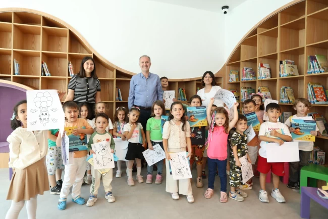 İnegöl'ün ilk çocuk kitaphanesinde ‘'masal'' heyecanı