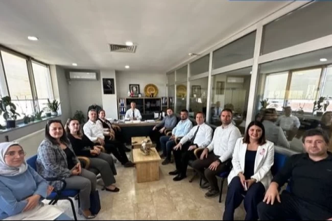 Keşan Belediyesi İmar ve Şehircilik Müdürü Benhur Felek'e ziyaret