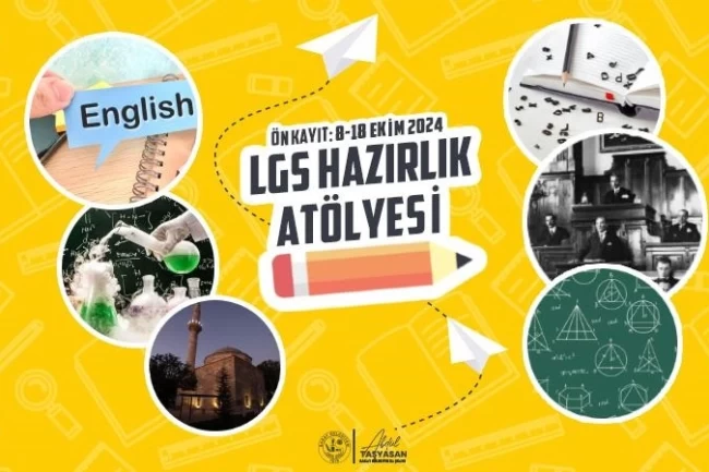 Saray Belediyesi'nden ücretsiz LGS hazırlık atölyesi