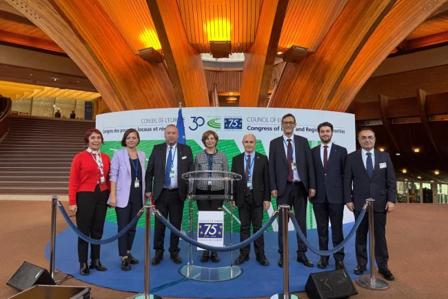 Başkan Kınay, Strazburg'da Türkiye'yi temsil etti