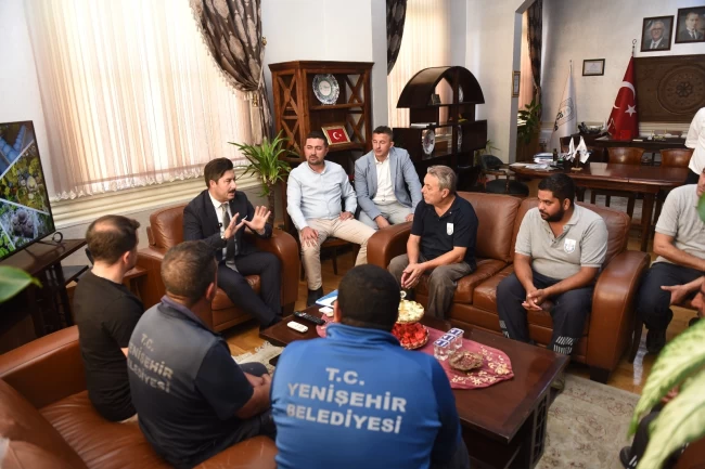 Yenişehir Belediyesi'nde geçici işçilere müjde