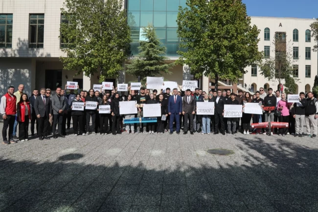 BTÜ öğrencilerinden TUSAŞ'a yapılan terör saldırısına tepki