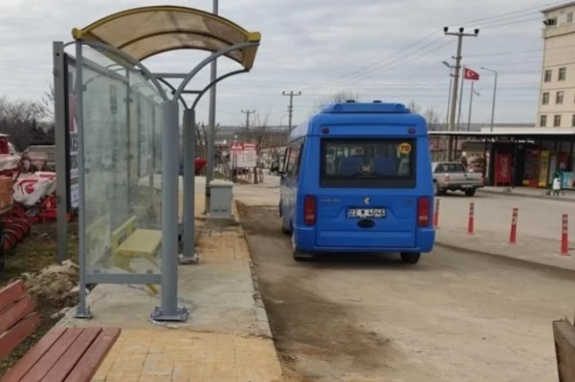 Keşan'da 4 nolu şehiriçi minibüs hattı, 28 Ekim'de hizmete giriyor