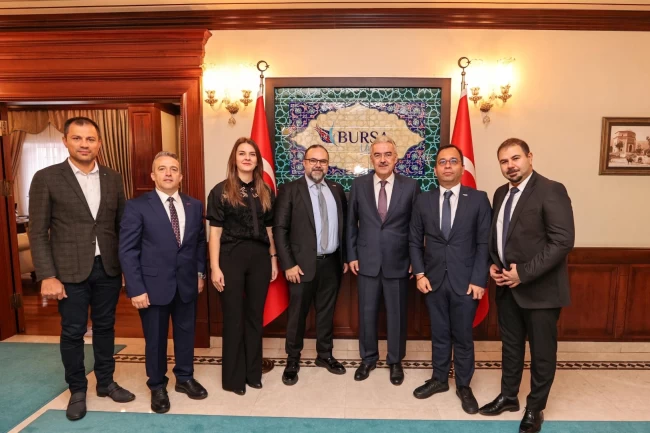 TOSYÖV Bursa heyetinden Vali Ayyıldız'a Ziyaret