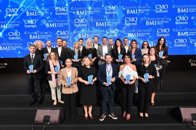 Türkiye'nin ‘En Etkin 50 CMO' su ödüllerini aldı