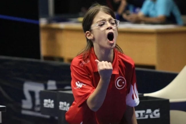 Muğlalı masa tenisi sporcusu Türkiye'yi temsil etti