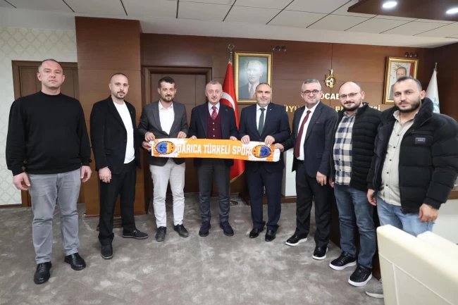 KOSİDEF'ten Başkan Büyükakın'a nezaket ziyareti