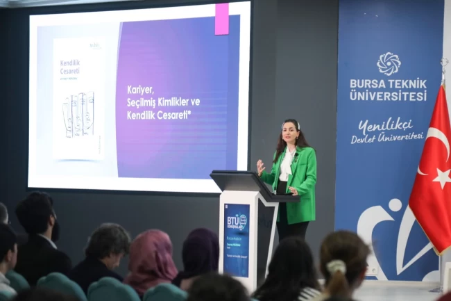 BTÜ Konuşmaları'nın konuğu yazar Zeynep Merdan oldu