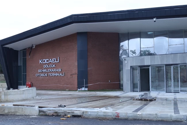 Kocaeli Gölcük'ün yeni terminaline son dokunuşlar