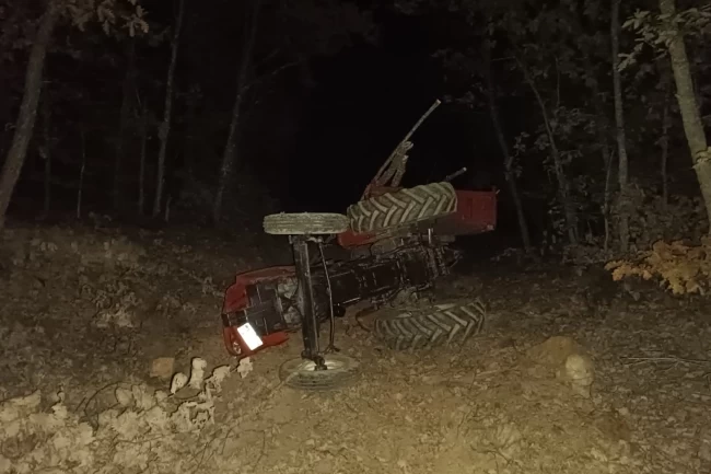 Bilecik'te traktör kazası