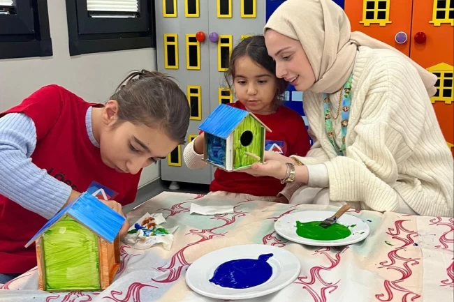 LÖSEV'in çocukları Kocaeli Lokomotif Köy'de moral buldu